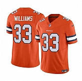 Men & Women & Youth Denver Broncos #33 Javonte Williams Orange 2023 F.U.S.E. Vapor Untouchable Football Stitched Jersey,baseball caps,new era cap wholesale,wholesale hats